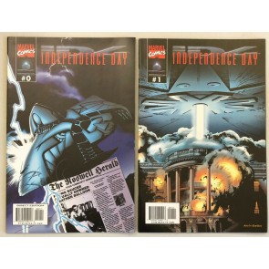 Independence Day (1996) #0 & #1 Newsstand and Direct Editions