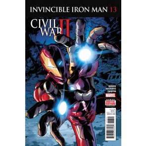 Invincible Iron Man (2015) #13 VF+ Civil War II Tie-In Mike Deodator Jr Cover