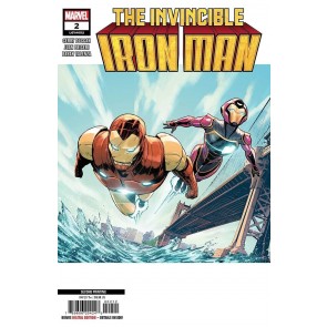 Invincible Iron Man (2023) #2 NM Juan Frigeri Second Printing Variant Cover