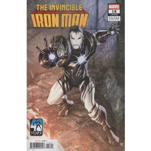 Invincible Iron Man (2023) #18 NM Pete Woods Black Costume Variant Cover