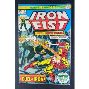 Iron Fist (1975) #1 VG- (3.5) John Byrne Chris Claremont Gil Kane Iron Man