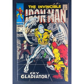 Iron Man (1968) #7 FN+ (6.5) Gladiator App George Tuska