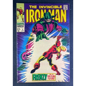 Iron Man (1968) #5 FN/VF (7.0) 1st App Cerebrus Johnny Craig George Tuska