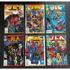 JLA: Justice Leagues (2001) Parts 1-6 VF/NM (9.0) Complete Set of 6