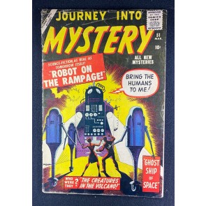 Journey into Mystery (1952) #51 VG- (3.5) Russ Heath Robot Cover