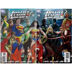 Justice League of America (2006) #12 NM Alex Ross Connecting Variant Cover Set