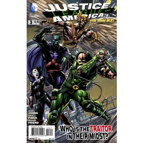 JUSTICE LEAGUE OF AMERICA (2013) #3 NM DAVID FINCH COVER THE NEW 52!