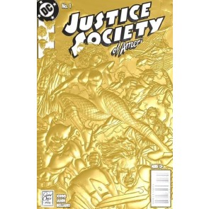 Justice Society of America (2022) #1 NM Multi-Level Embossed Foil Variant Cover