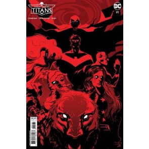 Knight Terrors: Titans (2023) #1 NM Dustin Nguyen Midnight Card Variant Cover