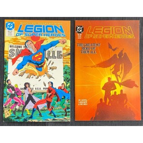 Legion of Super-Heroes (1984) #'s 37 38 Complete "Death of Superboy" Paul Levitz