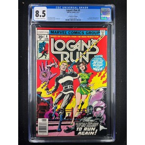 Logan's Run (1977) #6 CGC 8.5 Off-White Pages 35 Cent Price Variant (4278115003)
