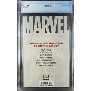 Marvel #3 (2021) CGC 9.8 Alex Ross Power Man & Iron Fist negative cover 2 exist|