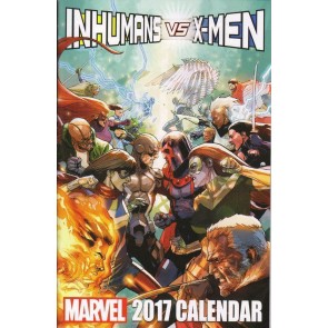 Marvel Comics 2017 Promotional Calendar Inhumans Vs X-men Cover IvX
