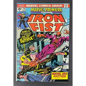 Marvel Premiere (1972) #20 VG/FN (5.0) Iron Fist Batroc Appearance