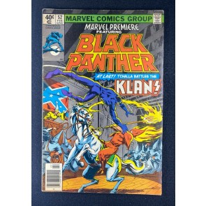 Marvel Premiere (1972) #52 VG/FN (5.0) Black Panther Ku Klux Klan Storyline