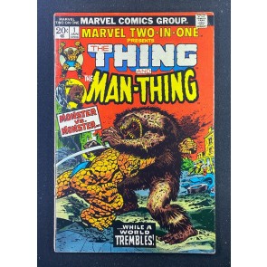 Marvel Two-in-One (1974) #1 GD/VG (3.0) Thing Man-Thing Gil Kane Battle Cover