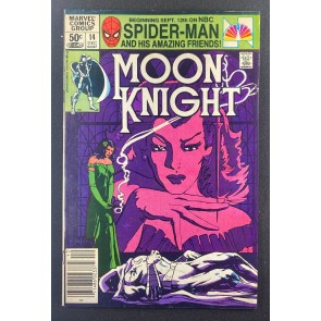 Moon Knight (1980) #14 FN+ (6.5) Bill Sienkiewicz 1st App Stained Glass Scarlet