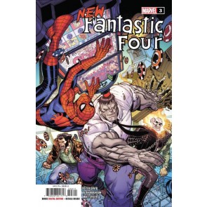 New Fantastic Four (2022) #3 NM Nick Bradshaw Hulk Wolverine Spidey Ghost Rider