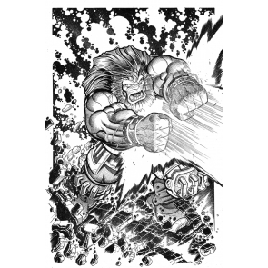 Nick Bradshaw Blastaar Illustration 11x17 Original Artwork The Mighty Thor