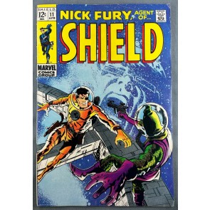 Nick Fury, Agent of SHIELD (1968) #11 FN+ (6.5) Barry Smith Cover Hate Monger