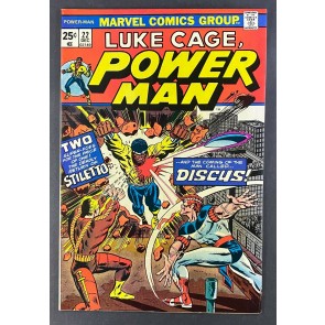 Power Man (1974) #22 VF+ (8.5) Luke Cage 1st App Discus / Stiletto