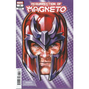 Resurrection of Magneto (2024) #3 NM Magneto Mark Brooks Headshot Variant Cover