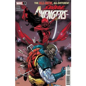 Savage Avengers (2022) #3 NM- Leinil Yu Cover Elektra Deathlok