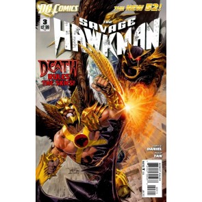 SAVAGE HAWKMAN (2011) #3 VF THE NEW 52!