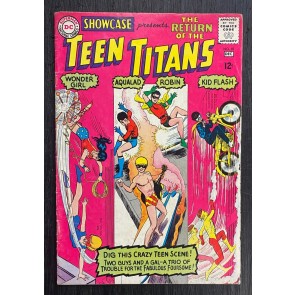 Showcase (1956) #59 VG (4.0) 3rd App Teen Titans Nick Cardy Cover and Art