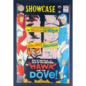 Showcase (1956) #75 FN- (5.5) Origin/1st App Hawk and Dove Steve Ditko Cover/Art