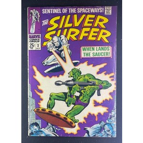 Silver Surfer (1968) #2 FN- (5.5) 1st App Brotherhood of Badoon Gene Colan