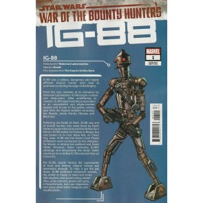 Star Wars: War of the Bounty Hunters: IG-88 #1 Handbook Variant Cover