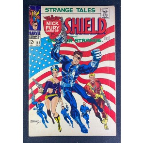 Strange Tales (1951) #167 VG/FN (5.0) Jim Steranko Classic Cover Nick Fury