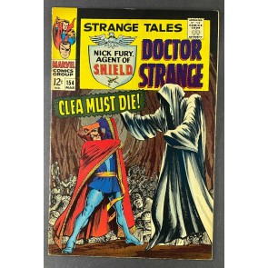 Strange Tales (1951) #154 FN/VF (7.0) Nick Fury Doctor Strange Jim Steranko Art