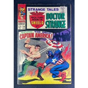 Strange Tales (1951) #159 VG/FN (5.0) Fury Origin Retold Captain America 1st Val