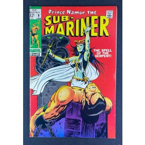 Sub-Mariner (1968) #9 FN/VF (7.0) 1st Serpent Crown Herb Trimpe
