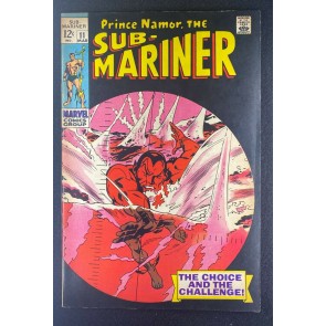 Sub-Mariner (1968) #11 FN+ (6.5) Gene Colan Cover & Art