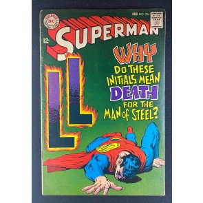 Superman (1939) #204 VG (4.0) Neal Adams Cover