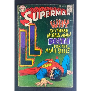 Superman (1939) #204 VG- (3.5) Neal Adams Cover