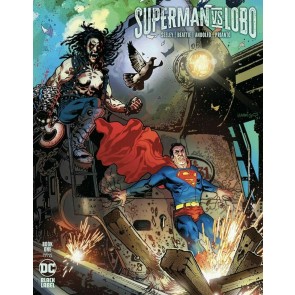 Superman vs. Lobo (2021) #1 VF/NM Tony Harris Variant Cover Black Label