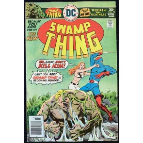 Swamp Thing (1972) #23 FN+ (6.5) Swamp Thing Reverts Back to Dr. Holland pt 1