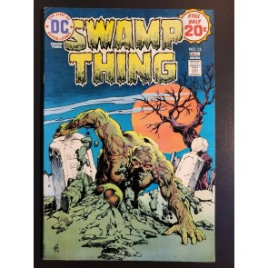Swamp Thing 13 (1974) VF 8.0 Redondo/Wein grave cover Origin retold |