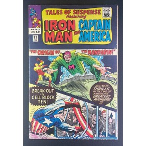 Tales of Suspense (1959) #62 FN (6.0) Origin Mandarin Jack Kirby Iron Man