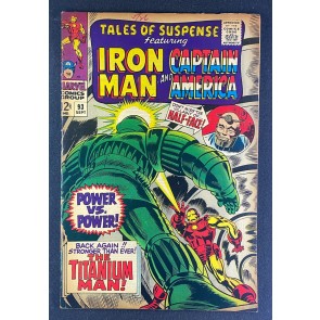 Tales of Suspense (1959) #93 FN+ (6.5) Gene Colan Titanium Man