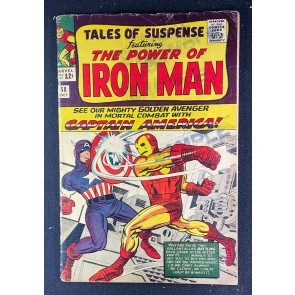 Tales of Suspense (1959) #58 VG (4.0) 2nd App Kraven; Iron Man Cap Battle Cover