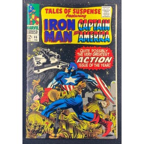 Tales of Suspense (1959) #86 VF- (7.5) Jack Kirby Gene Colan Captain America