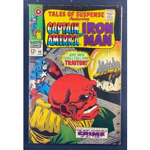 Tales of Suspense (1959) #90 FN+ (6.5) Gene Colan Gil Kane Red Skull
