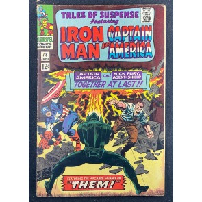 Tales of Suspense (1959) #78 VG+ (4.5) Iron Man Captain America Nick Fury Kirby