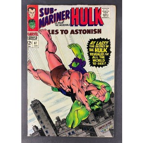 Tales To Astonish (1959) #87 VG/FN (5.0) Incredible Hulk Battle Cover
