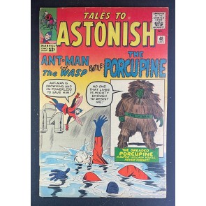 Tales to Astonish (1959) #48 GD- (1.8) Ant-Man Wasp Jack Kirby 1st App Porcupine